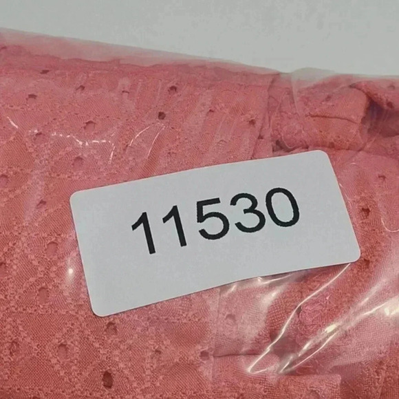 NWT Lane Bryant Coral Wrap Dress‎ 18/20 With Waist Tie Polyester Spandex 21CT - Picture 9 of 9